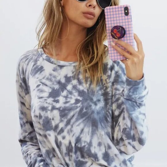 ✨NWT BiBi Tie Dye Print Terry T-Shirt - Picture 7 of 8